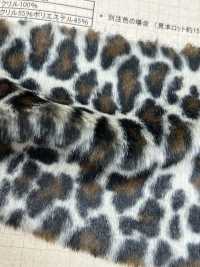1768-P Craft Fur [leopard][Textile / Fabric] Nakano Stockinette Industry Sub Photo