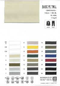 WMFDS6502 BASIC PE TWILL[Textile / Fabric] Matsubara Sub Photo