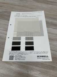 14391 Yarn-dyed Cotton Paper Broadcloth Washer Processing[Textile / Fabric] SUNWELL Sub Photo