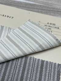 A-8120 Twisted Heather Dobby Stripe[Textile / Fabric] ARINOBE CO., LTD. Sub Photo
