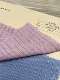A-8132 Linen Stripes[Textile / Fabric] ARINOBE CO., LTD. Sub Photo
