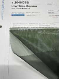 2040CBS Chambray Organdy[Textile / Fabric] Suncorona Oda Sub Photo