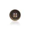 HB440 Real Buffalo Horn 4-hole Button