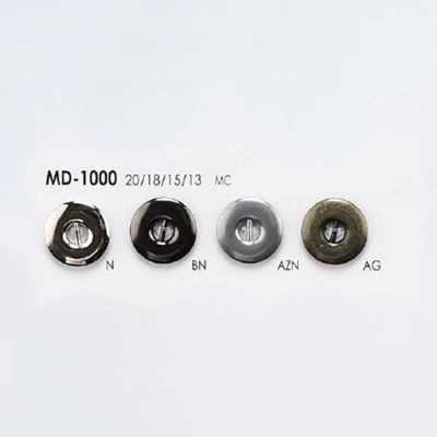 MD1000 Die-cast Front-hole 2-hole Button