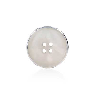 RVS1016F 4-hole Button Made Of Polyester Resin/aluminum