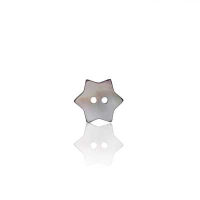 Black Mother-of-pearl Shell 2-hole Button