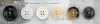 VE9588 Polyester Resin Four-hole Button