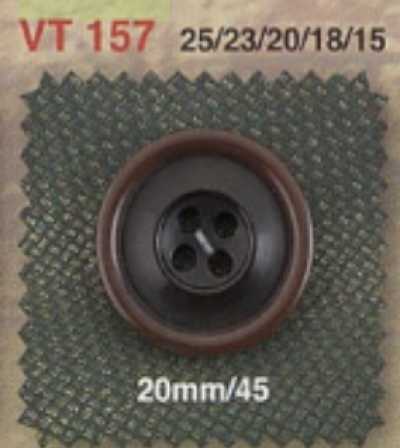 VT157 Polyester Resin Four-hole Button