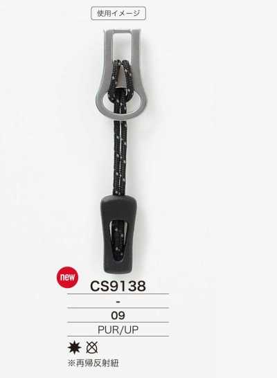 CS9138 Zipper Point Made Of Polyurethane Resin/Polyester Resin