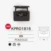 KPRO1816 Polyacetal Resin/stainless Steel Cord Lock