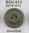 BDU012 Polyester Resin 2-Hole Button
