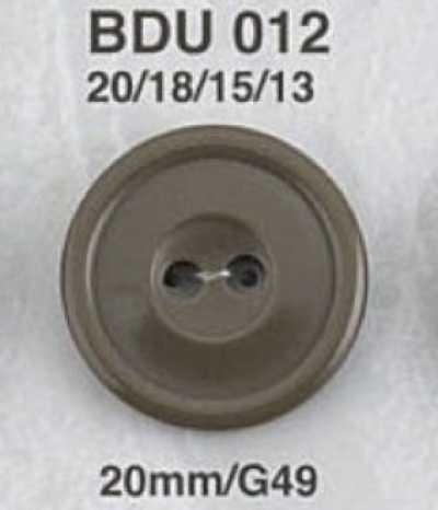 BDU012 Polyester Resin 2-Hole Button