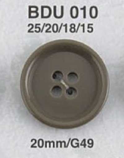 BDU010 Polyester Resin 4-hole Button
