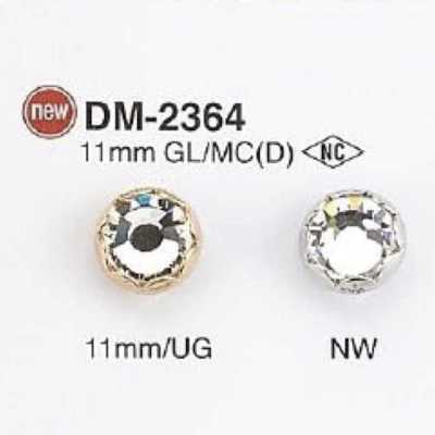Glass/Die-cast Circular Ring Half-ring Shank Button