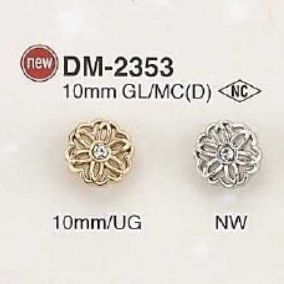 Glass/Die-cast Circular Ring Shank Button