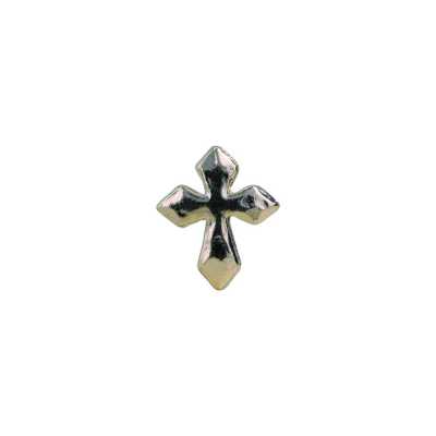 High Metal Half-round Ring Shank Button