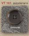 VT161 Polyester Resin 4-hole Button