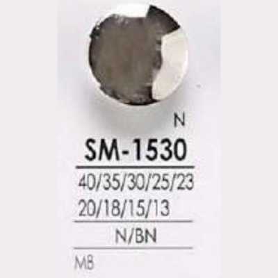 SM1530 Brass Circular Ring Half-Ring Shank Button