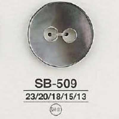 Black Mother-of-pearl Shell Two-hole Button