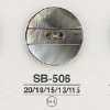 SB506 Black Mother-of-pearl Shell Two-hole Button
