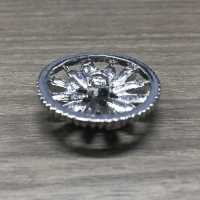 SBC4269 Glass/High Metal Half-Round Half-ring Shank Button IRIS Sub Photo