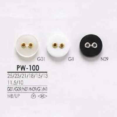 Brass/Polyester Resin Front-Hole 2-Hole Button