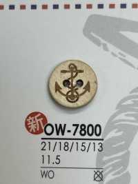 OW7800 Wooden Two-hole Button IRIS Sub Photo