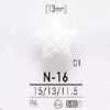 N16 Nylon Resin Half-ring Shank Button