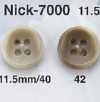 NICK7000 Urea Resin 4-Hole Button