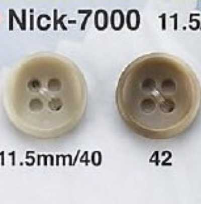 NICK7000 Urea Resin 4-Hole Button