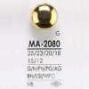MA2080 Brass Circular Ring Half-Ring Shank Button