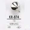 KR874 ABS Resin Square Half-ring Shank Button
