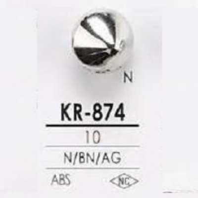 KR874 ABS Resin Square Half-ring Shank Button
