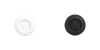 KR866 Acrylic Resin-made Tunnel Shank Button