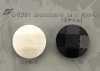 G6981 Polyester Resin Tunnel Half-ring Shank Button