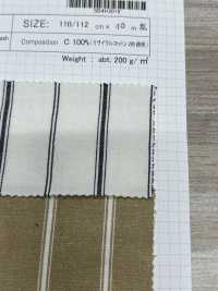 SB4H2019 Recycled Cotton Striped Circular Interlock Knitting Wash[Textile / Fabric] SHIBAYA Sub Photo