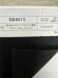 SB4015 BEAMEX ECO+Chino Cloth C0 Water Repellent[Textile / Fabric] SHIBAYA Sub Photo