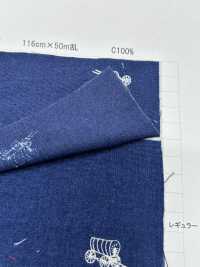 P2280-1328 5oz Chambray Discharge Print[Textile / Fabric] Yoshiwa Textile Sub Photo