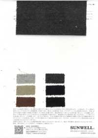 76366 Yarn Dyed Cotton/wool Furry Twill[Textile / Fabric] SUNWELL Sub Photo