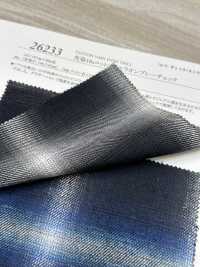 26233 Yarn Dyed 16 Single Thread Cotton Viyella Ombre Check[Textile / Fabric] SUNWELL Sub Photo