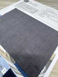 OA322071 TERE DE LIN Linen 25/-BIG Herringbone[Textile / Fabric] Oharayaseni Sub Photo