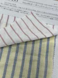35493 Fuwa.60 Thread Organic Cotton Shirring Multi-stripe[Textile / Fabric] SUNWELL Sub Photo