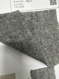 OA35246 CLASSIC SILK NEP LINEN HERRINGBONE[Textile / Fabric] Oharayaseni Sub Photo