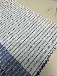 AN-9070 Cotton Uneven Thread Work Stripe[Textile / Fabric] ARINOBE CO., LTD. Sub Photo