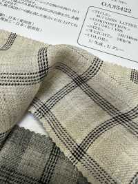 OA35422 40/1 LINEN LATTICE CHECK3[Textile / Fabric] Oharayaseni Sub Photo