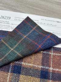 26239 Clo-Mor Cotton Herringbone Tartan[Textile / Fabric] SUNWELL Sub Photo