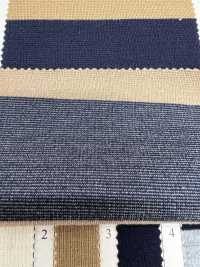 FJ210060 AW Stretch Ponte Horizontal Stripes (Thick Pitch)[Textile / Fabric] Fujisaki Textile Sub Photo