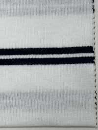 FJ220150 19/- Turkish Organic BD Jersey Horizontal Stripes[Textile / Fabric] Fujisaki Textile Sub Photo