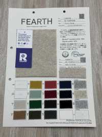 FJ940001 26/- F.EARTH Jersey 8683SP. Heather Gray Soaping[Textile / Fabric] Fujisaki Textile Sub Photo