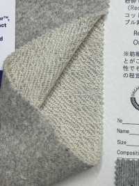 FJ940021 26/- F.EARTH Fleece 8683SP. Heather Gray Soaping[Textile / Fabric] Fujisaki Textile Sub Photo